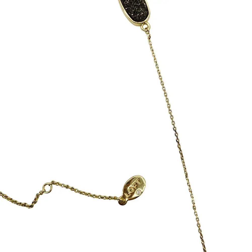 Loft Druzy Long Necklace